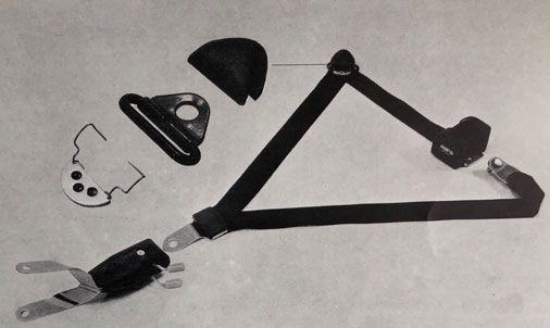 Car seat belt mechanism with various components