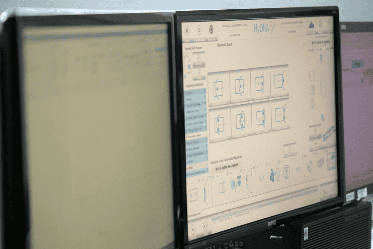 Dashboard displaying vehicle safety system data