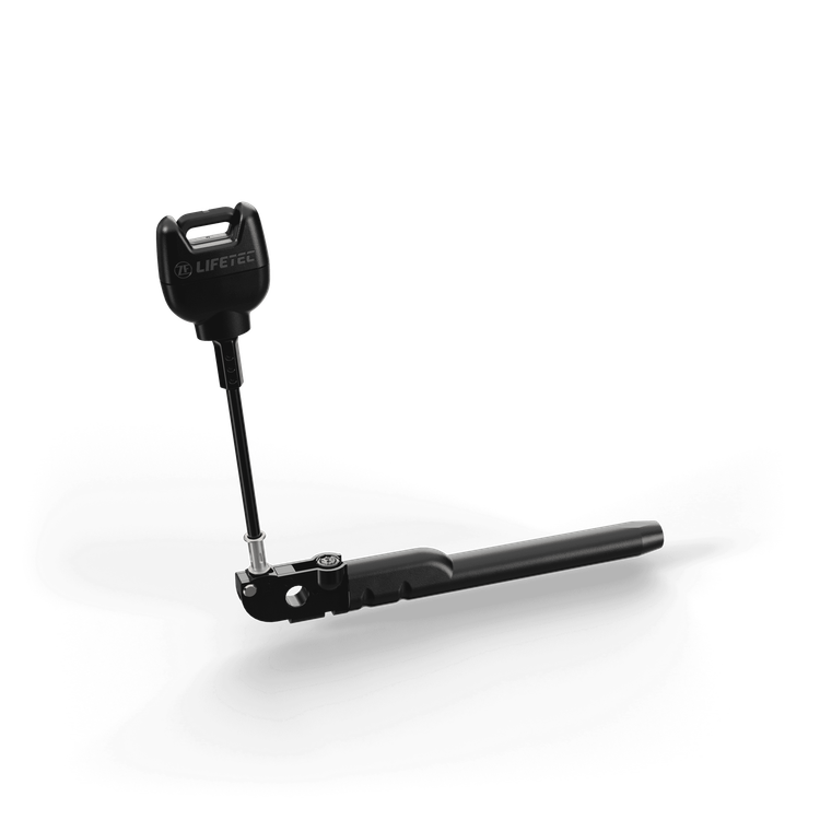 Metall Pedal mit Gewinde und Befestigung